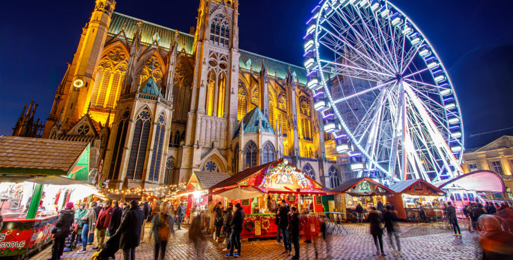  Weihnachten in Metz, wunderbarer Markt
